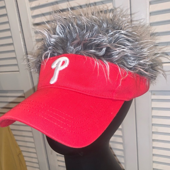 Philadelphia Phillies Flair Hair Hat Gray baseball cap - Picture 2 of 8